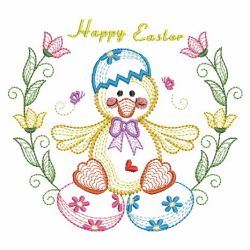 Easter Duck 11(Lg) machine embroidery designs