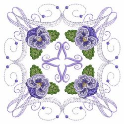 Heirloom Pansy Quilt 03(Md)