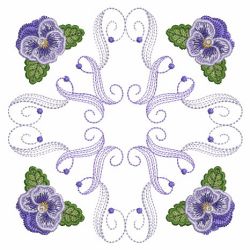 Heirloom Pansy Quilt 05(Md)