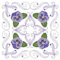 Heirloom Pansy Quilt 06(Md)
