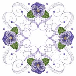 Heirloom Pansy Quilt 07(Md)