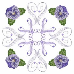 Heirloom Pansy Quilt 08(Lg)