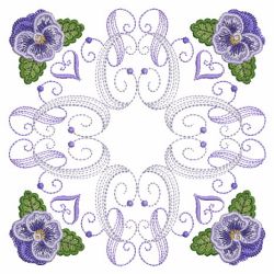 Heirloom Pansy Quilt 10(Md)