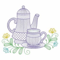 Rippled Tea Time 3 06(Md) machine embroidery designs