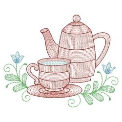 Rippled Tea Time 3 09(Sm) machine embroidery designs
