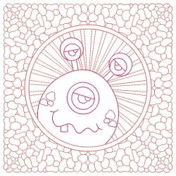 Trapunto Little Monster Quilt 10(Md)
