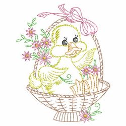 Vintage Basket Of Critters 04(Sm) machine embroidery designs