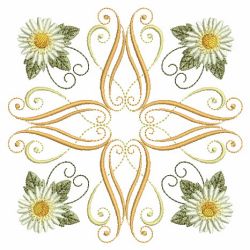 Filigree Daisy Quilt(Md) machine embroidery designs