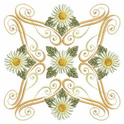 Filigree Daisy Quilt 08(Md) machine embroidery designs