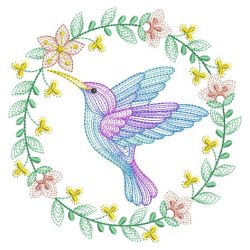 Hummingbird Wreath(Lg) machine embroidery designs