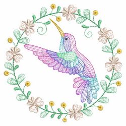 Hummingbird Wreath 06(Lg) machine embroidery designs