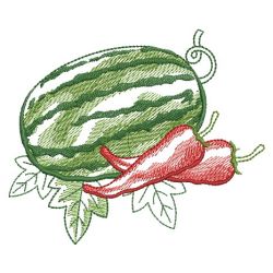 Fruit And Veggie 01(Md) machine embroidery designs