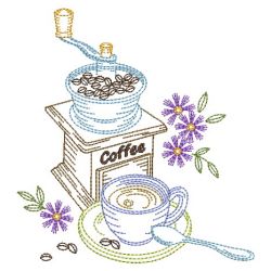 Vintage Coffee Break 2 05(Md) machine embroidery designs