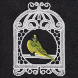 3D FSL Birdcage machine embroidery designs