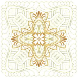 Trapunto Feather Quilt 3 02(Lg) machine embroidery designs