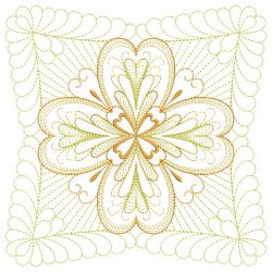 Trapunto Feather Quilt 3 04(Lg) machine embroidery designs