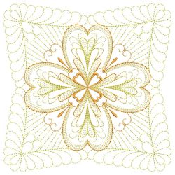 Trapunto Feather Quilt 3 04(Sm) machine embroidery designs