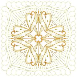 Trapunto Feather Quilt 3 07(Lg)