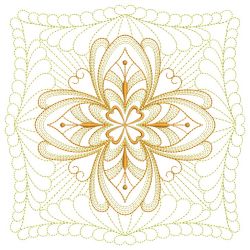 Trapunto Feather Quilt 3 09(Lg)
