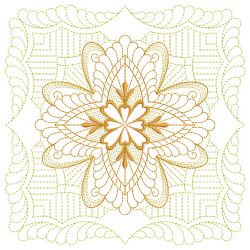 Trapunto Feather Quilt 3 11(Lg) machine embroidery designs
