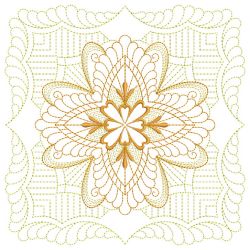 Trapunto Feather Quilt 3 11(Lg) machine embroidery designs