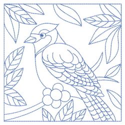 Redwork Birds Quilt 02(Md) machine embroidery designs