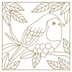 Redwork Birds Quilt 03(Md) machine embroidery designs