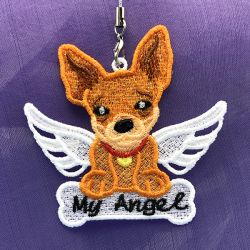 FSL Angel Dog Ornaments machine embroidery designs