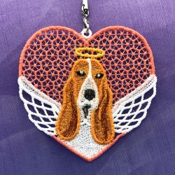 FSL Angel Dog Ornaments 06 machine embroidery designs