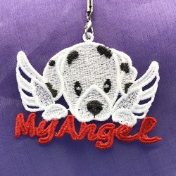 FSL Angel Dog Ornaments 09 machine embroidery designs