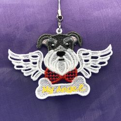 FSL Angel Dog Ornaments 10