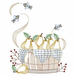 Vintage Harvest Delight 02(Md) machine embroidery designs