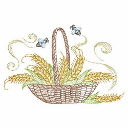 Vintage Harvest Delight 08(Md) machine embroidery designs