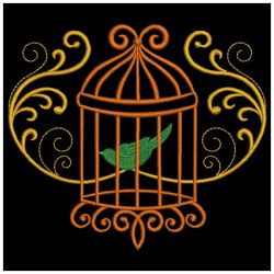 Filigree Birdcage 03(Sm) machine embroidery designs