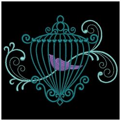 Filigree Birdcage 09(Lg) machine embroidery designs