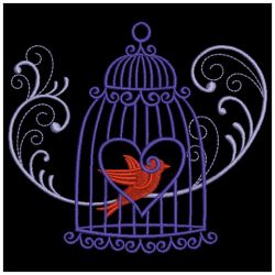 Filigree Birdcage 10(Lg) machine embroidery designs