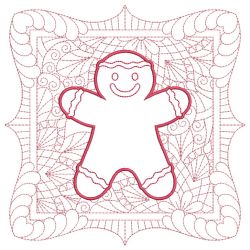 Trapunto Applique Christmas Quilt 03(Lg)