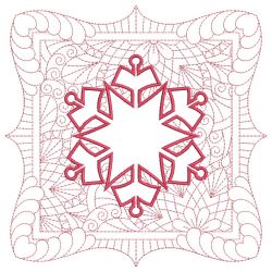 Trapunto Applique Christmas Quilt 06(Lg)