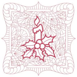 Trapunto Applique Christmas Quilt 07(Lg) machine embroidery designs