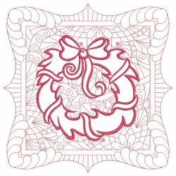 Trapunto Applique Christmas Quilt 10(Sm) machine embroidery designs