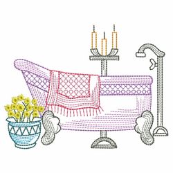 Vintage Bathtub 03(Sm) machine embroidery designs