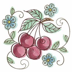 Watercolor Fruit 09(Md) machine embroidery designs