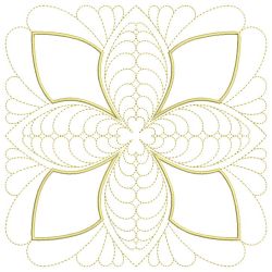 Trapunto Applique Feather Quilt 02(Lg)