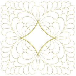 Trapunto Applique Feather Quilt 05(Lg)