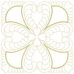 Trapunto Applique Feather Quilt 12(Lg)