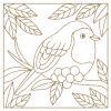 Redwork Birds Quilt 03(Lg)