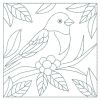 Redwork Birds Quilt 08(Md)