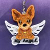 FSL Angel Dog Ornaments