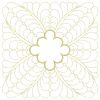 Trapunto Applique Feather Quilt(Lg)