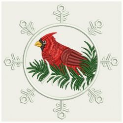 Winter Cardinal 02 machine embroidery designs